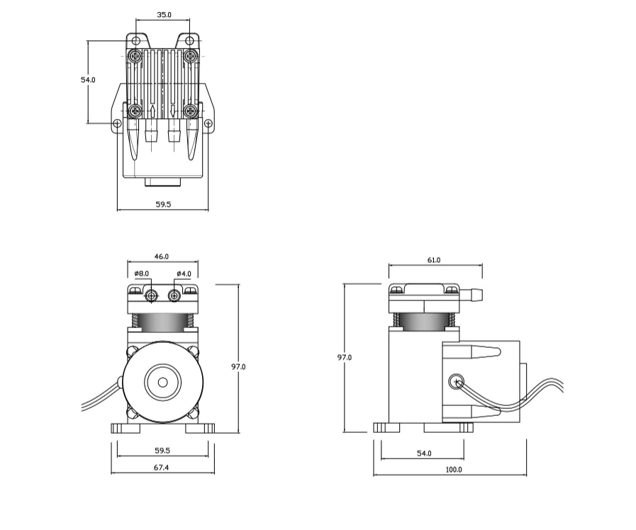 Small Air Compressor & High diagram