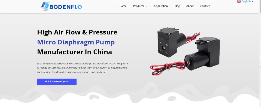 BODENFLO China manufacturer micro diaphragm pumps