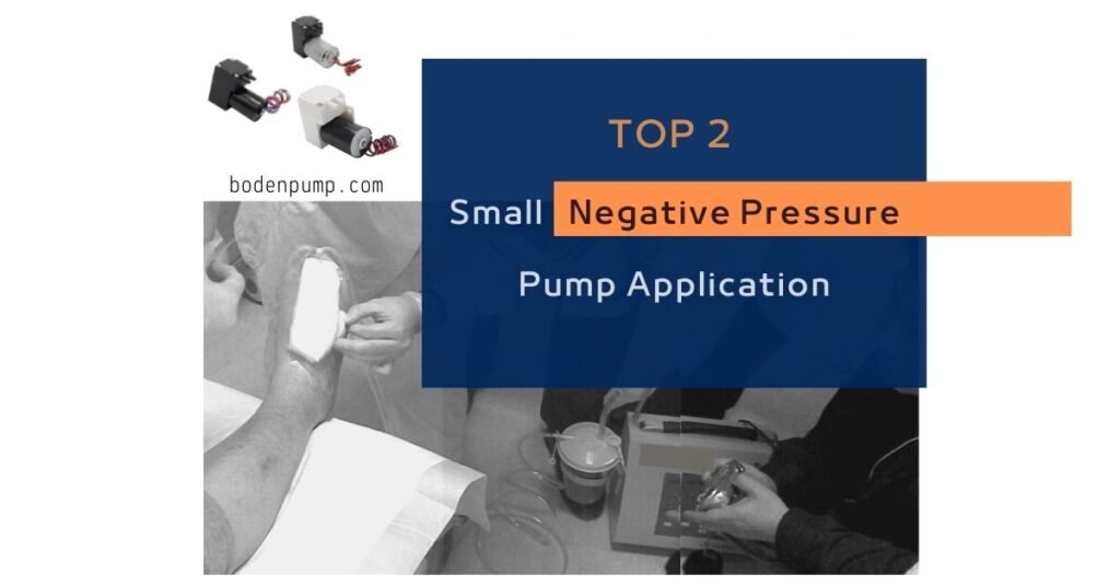 small negative pressure pump application
