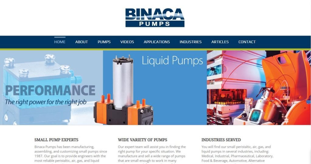 Liquid pumps Binaca