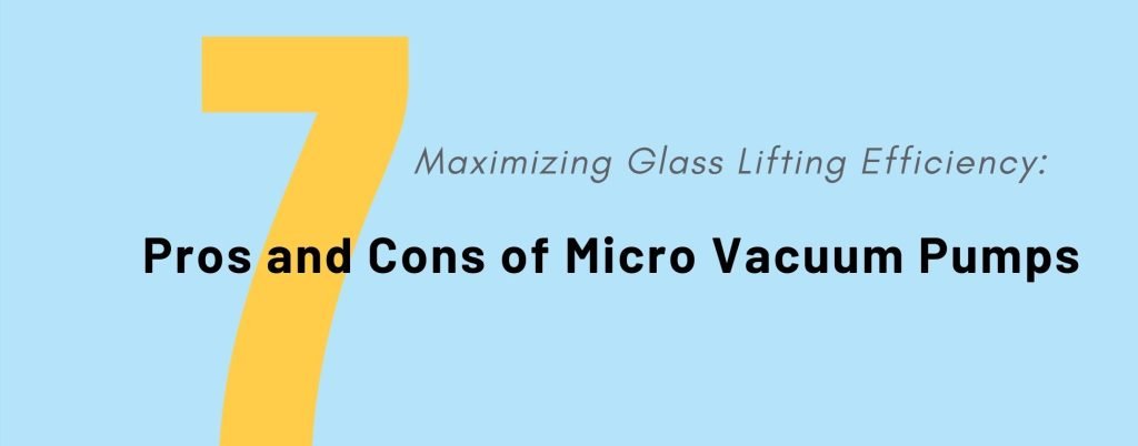 Pros and cons micro vacuum pump