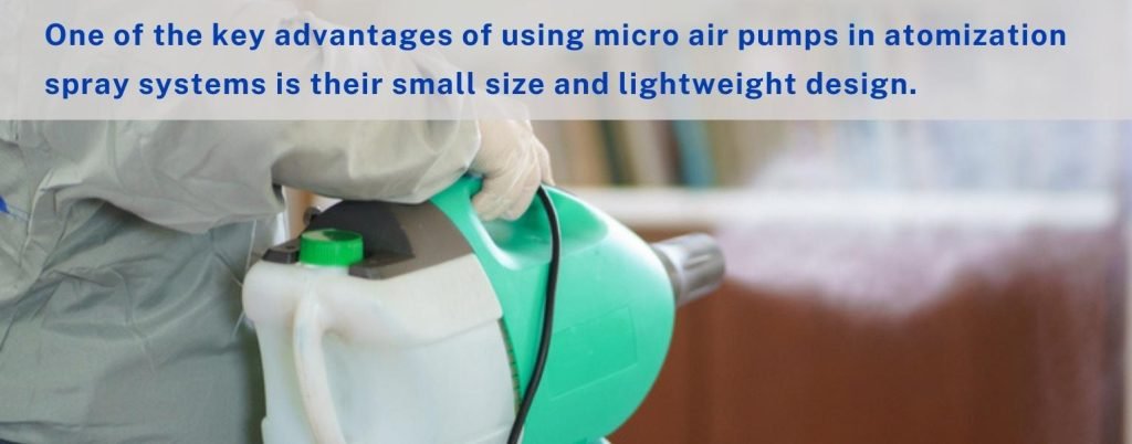 small size micro air pump spray image