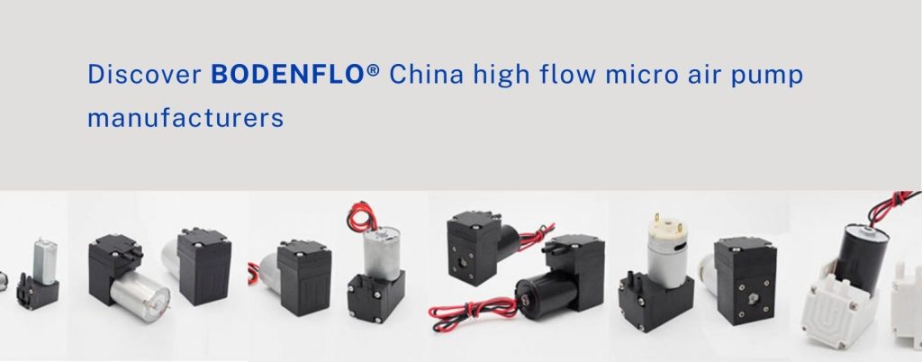 BodenFlo cover micro air pump manufacturing