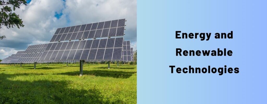 energy and renewable technology