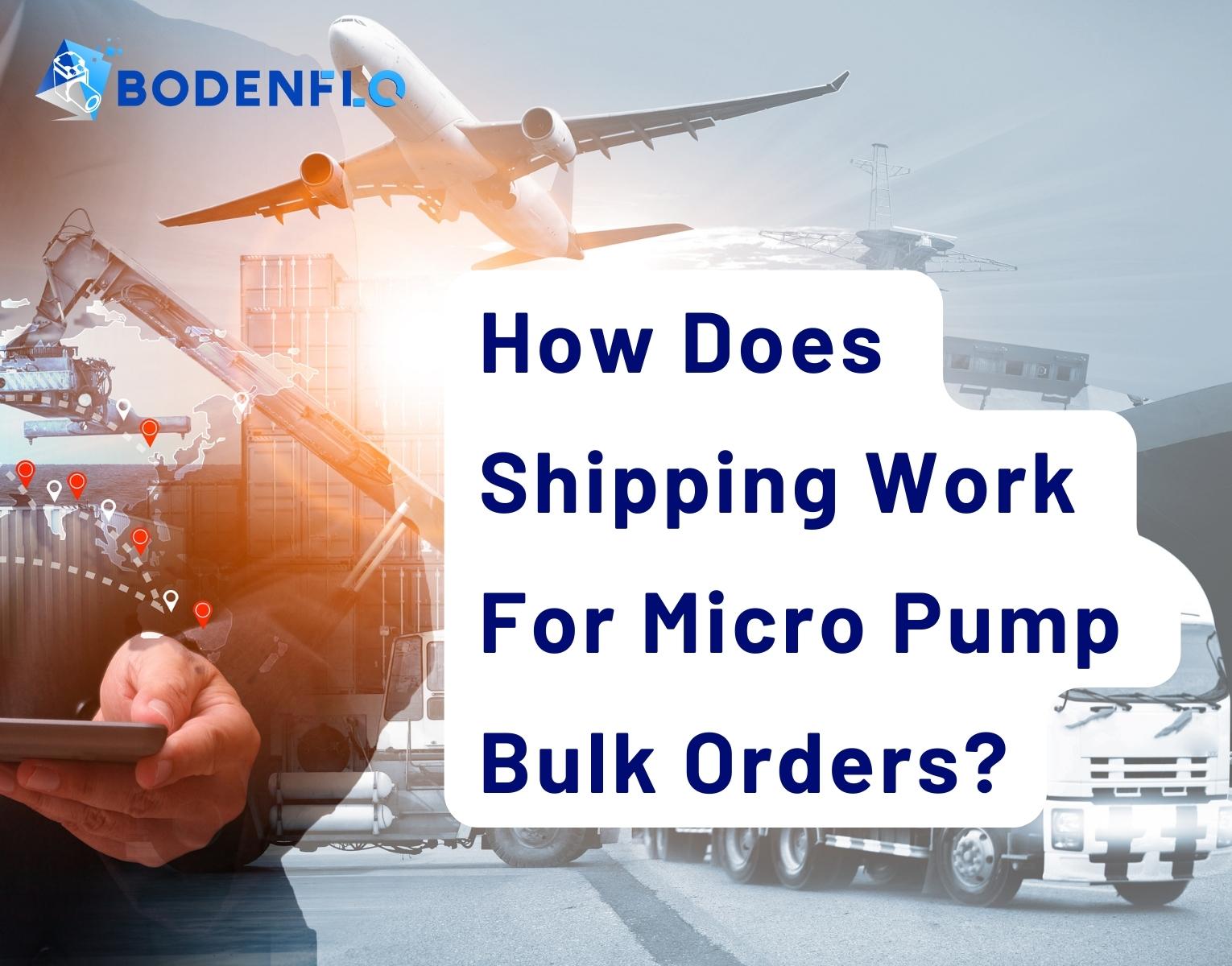 How Does Shipping Work For Micro Pump Bulk Orders blog cover