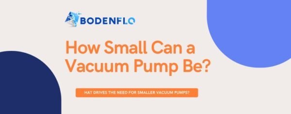 How Small Can a Vacuum Pump Be? - BODENFLO Miniature Vacuum Pump ...