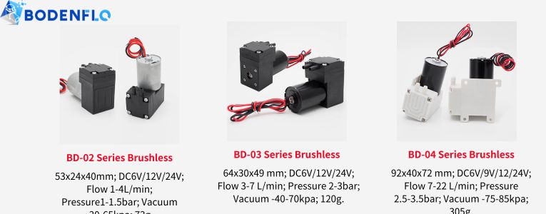 micro diaphrgam pumps for air and vacuum 