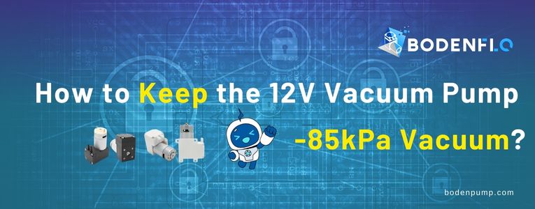 Internal components of a 12V vacuum pump for maintaining -85kPa