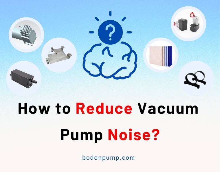 Effective strategies to reduce vacuum pump noise featuring various solutions