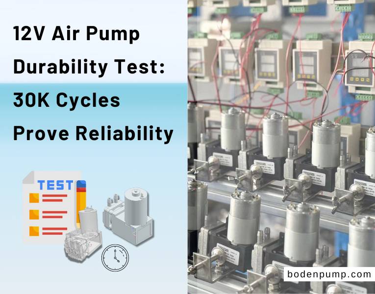 12V Air Pump Durability Testing Overview by BODENFLO