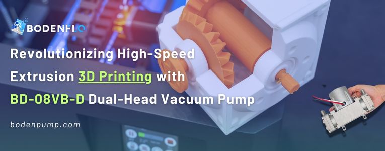 BD-08VB-D Dual-Head Vacuum Pump Enhancing 3D Printing