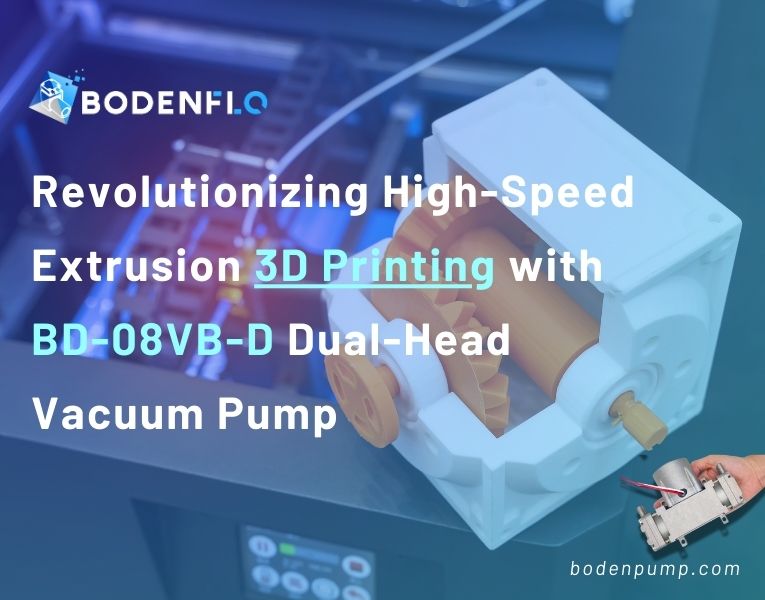 Revolutionizing 3D Printing: BODENFLO BD-08VB-D Dual-Head Vacuum Pump