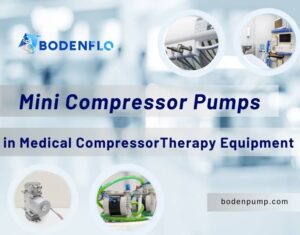 Mini compressor pumps featured in medical compressor therapy equipment