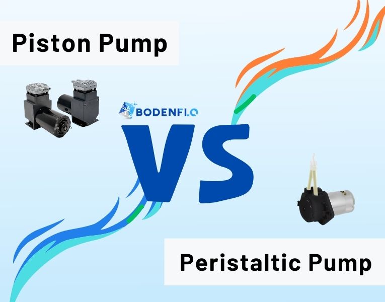 Piston Pump versus Peristaltic Pump comparison for BODENFLO