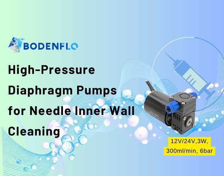 High-Pressure Diaphragm Pump for Needle Inner Wall Cleaning by BODENFLO