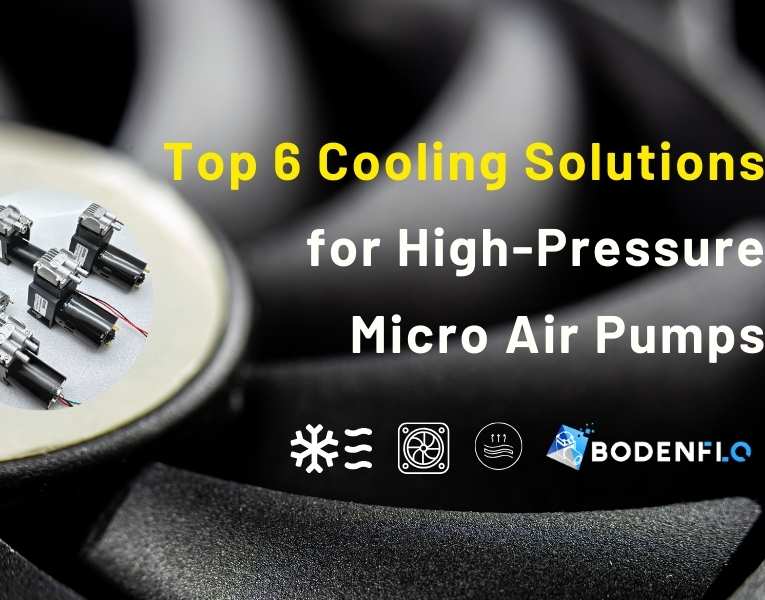 High-Pressure Micro Air Pumps with Cooling Icons - BODENFLO