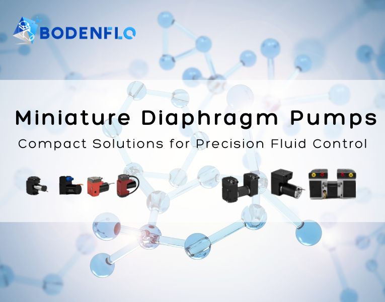 BODENFLO miniature diaphragm pumps for precision fluid control