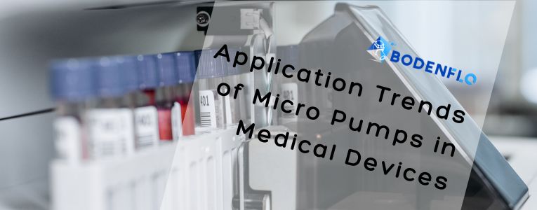 Laboratory setup illustrating the use of micro pumps in medical diagnostics.