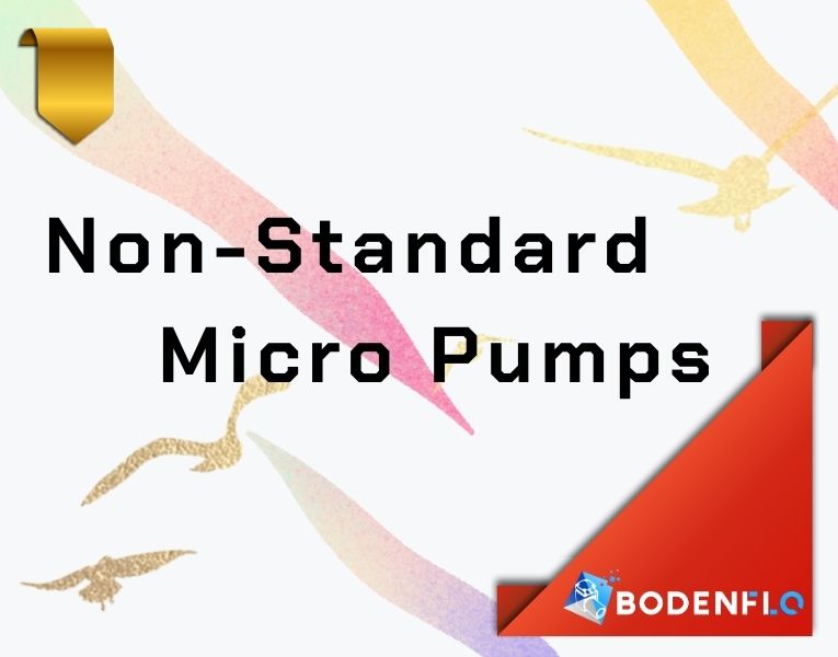 Non-Standard Micro Pumps - Cover Image with BODENFLO Logo