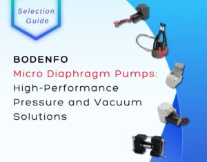 BODENFLO micro diaphragm pumps for high-performance pressure and vacuum applications