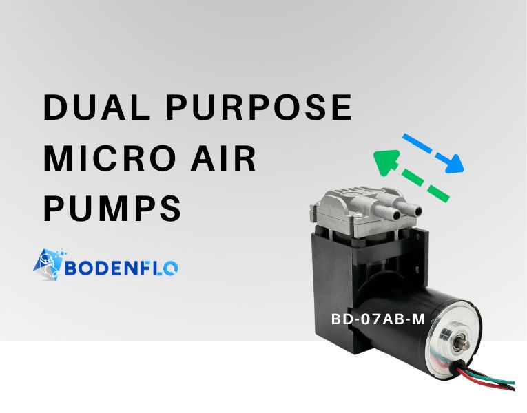 Dual Purpose Micro Air Pump - BD-07 Series by BODENFLO