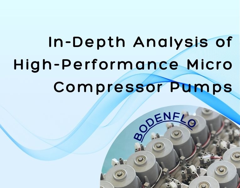 High-performance micro compressor pump with aluminum alloy head and custom design options by BODENFLO