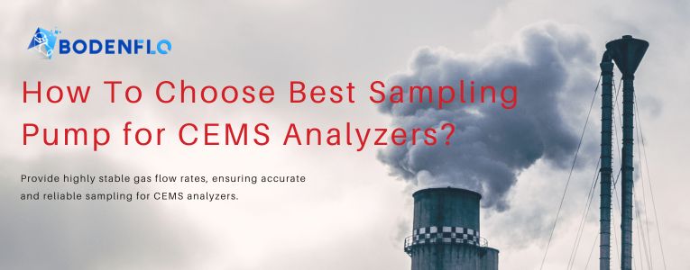 An inline image showing the technical features of Mini Sampling Pumps used in CEMS analyzers.