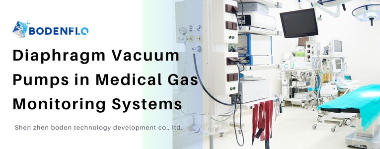 Hospital equipment with medical gas monitoring and micro diaphragm vacuum pumps.