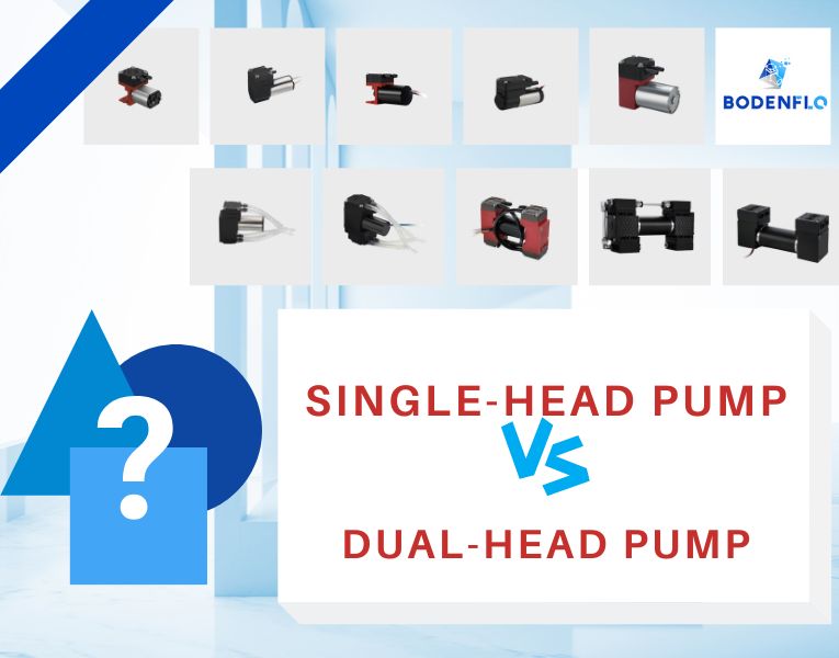 Comparison of Mini Single-Head and Dual-Head Diaphragm Pumps by BODENFLO