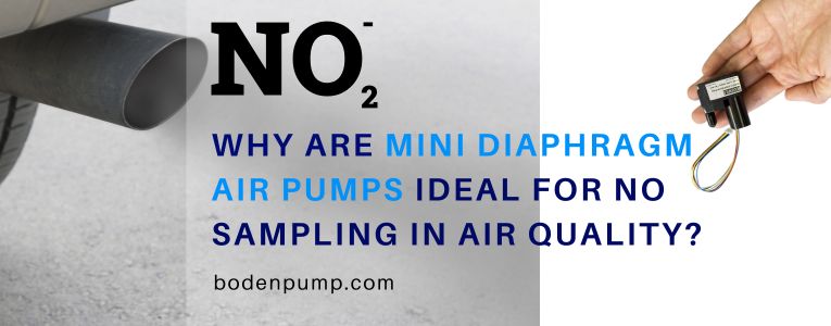 BODENFLO mini diaphragm air pump for NO gas sampling