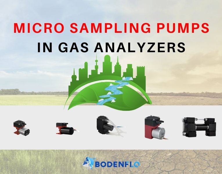 Micro sampling pump in action, delivering precise gas samples for accurate analysis in industrial and medical applications.