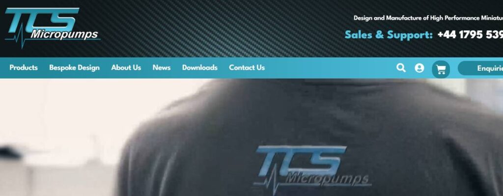 TCS Micropumps Official Website Homepage