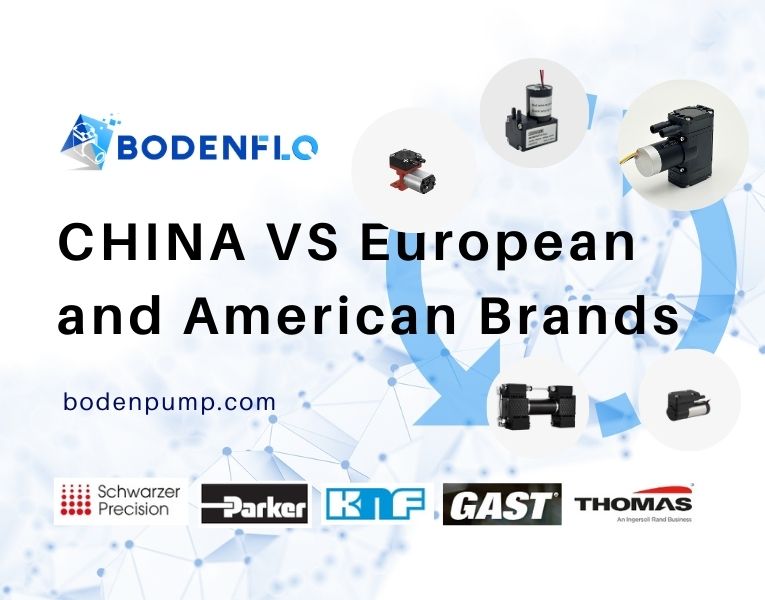 Comparison of Chinese and Western miniature pump technology in industrial applications.