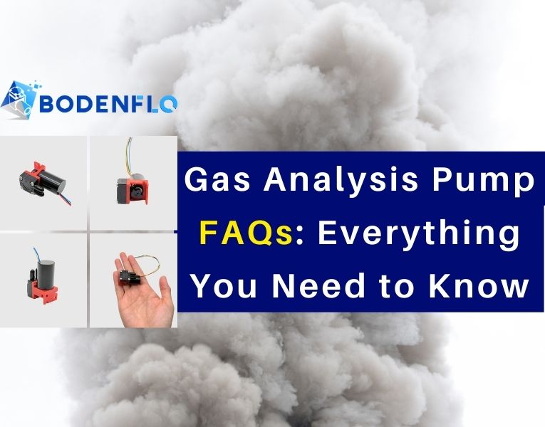 Gas analysis pump used for industrial gas sampling and environmental monitoring.