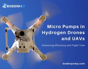 Hydrogen-powered drone with micro diaphragm pump system