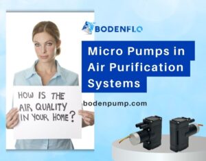 Micro diaphragm pump used in smart air purification systems