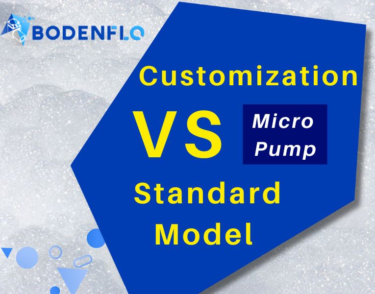 Cover image showing contrasting micro pumps for OEM customization and standard sourcing.