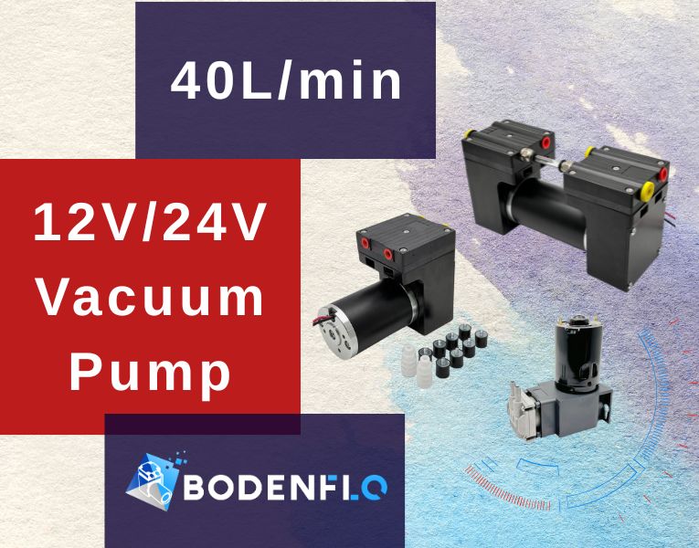 40L/min 12V/24V micro vacuum pumps from BODENFLO