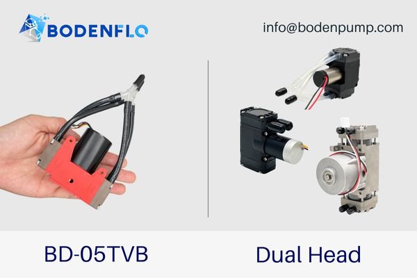 BODENFLO BD-05TVB dual-head diaphragm air pump highlighted