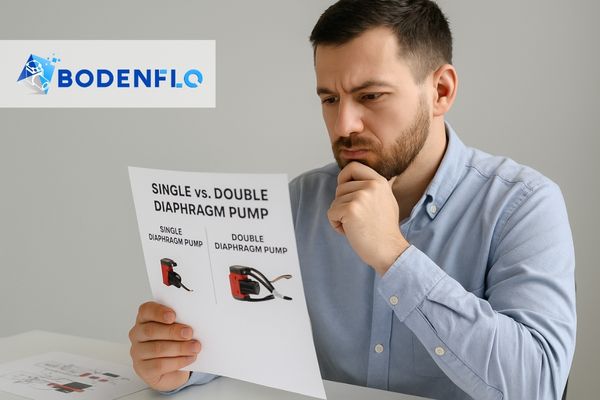 Engineer considering trade-offs of pump selection