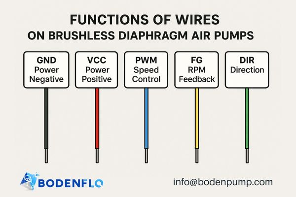 brushless-diaphragm-air-pump-wire-functions-infographic
