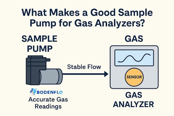 A high-quality sample pump ensures stable gas flow and accurate readings