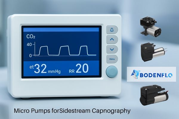 A patient monitor displaying a clear capnography waveform