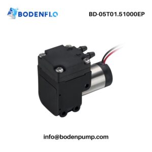Eccentric Diaphragm Pump BD-05T01.51000EP - Compact Gas Sampling Pump Front View