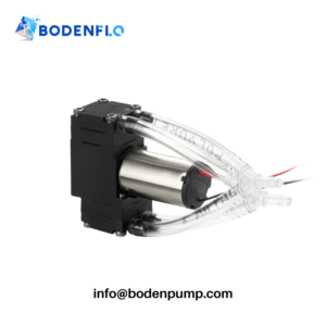 Dual-head mini diaphragm pump BD-05T011088 – front view of 3.3V gas sampling pump