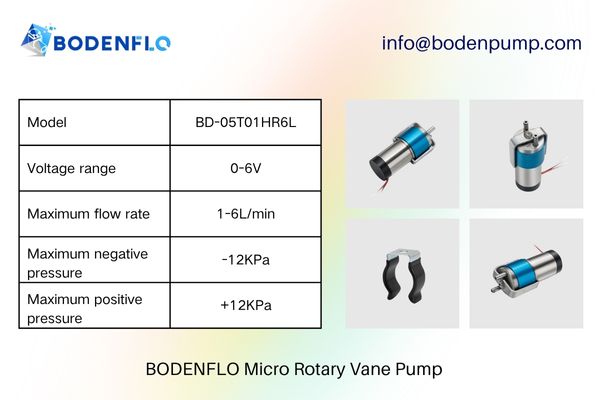 A close-up shot of the BODENFLO BD-05T01HR6L pump