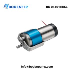 Stainless steel rotary vane vacuum pump BD-05T01HR5L front view