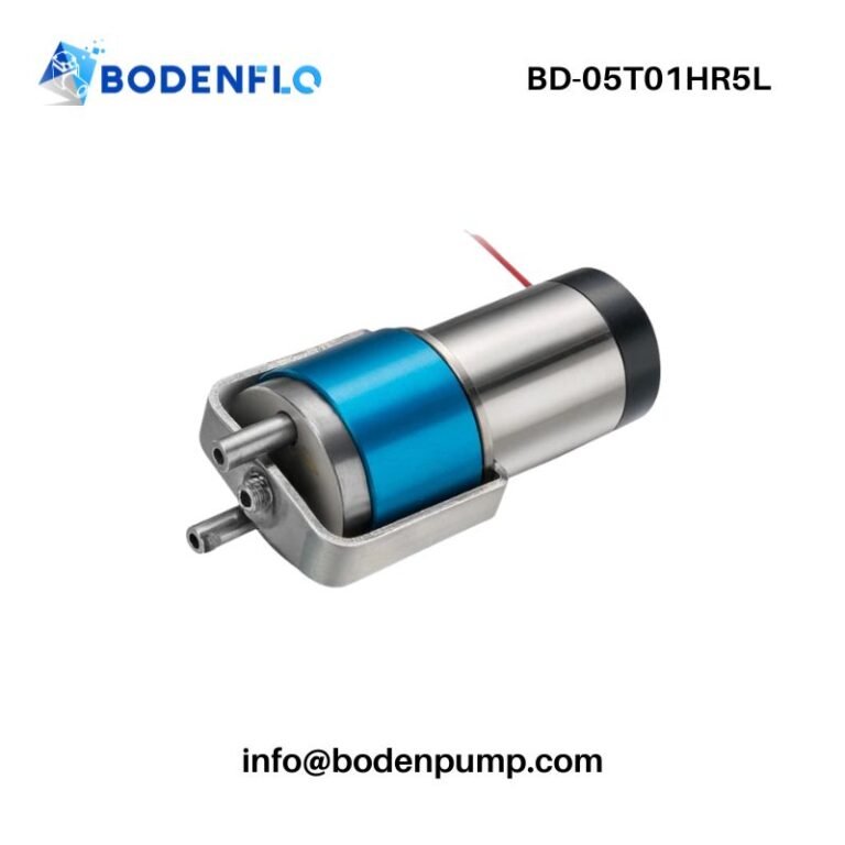 Stainless steel rotary vane vacuum pump BD-05T01HR5L front view
