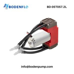 Dual-head miniature diaphragm vacuum pump BD-05T057.2L front view