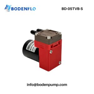 BD-05TVB-S diaphragm brushless micro vacuum pump front view, 12V/24V quiet medical pump